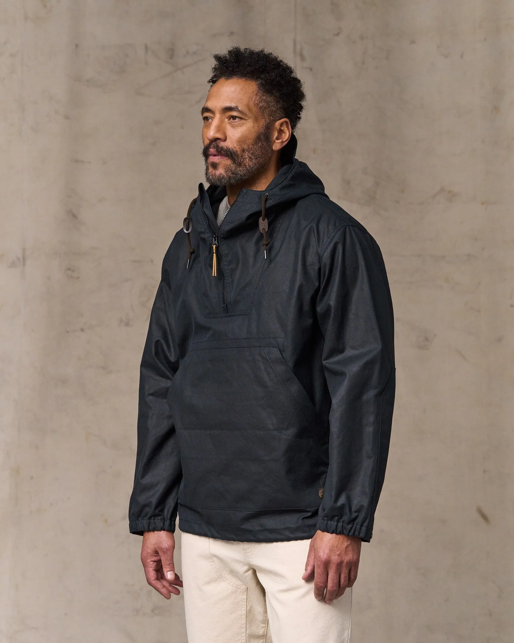 Shelter Cloth Waxed Anorak - Harbor Blue - Image 3