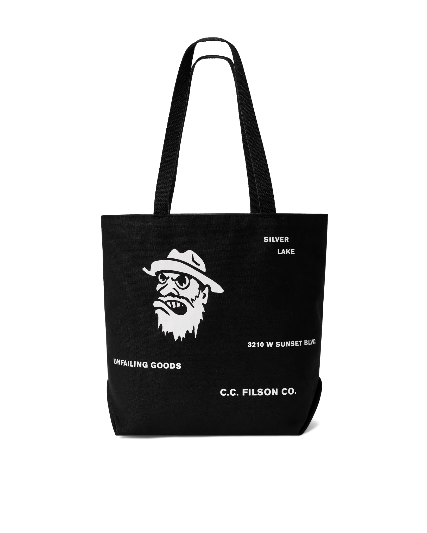 Silver Lake Graphic Tote Bag - Black - Image 2