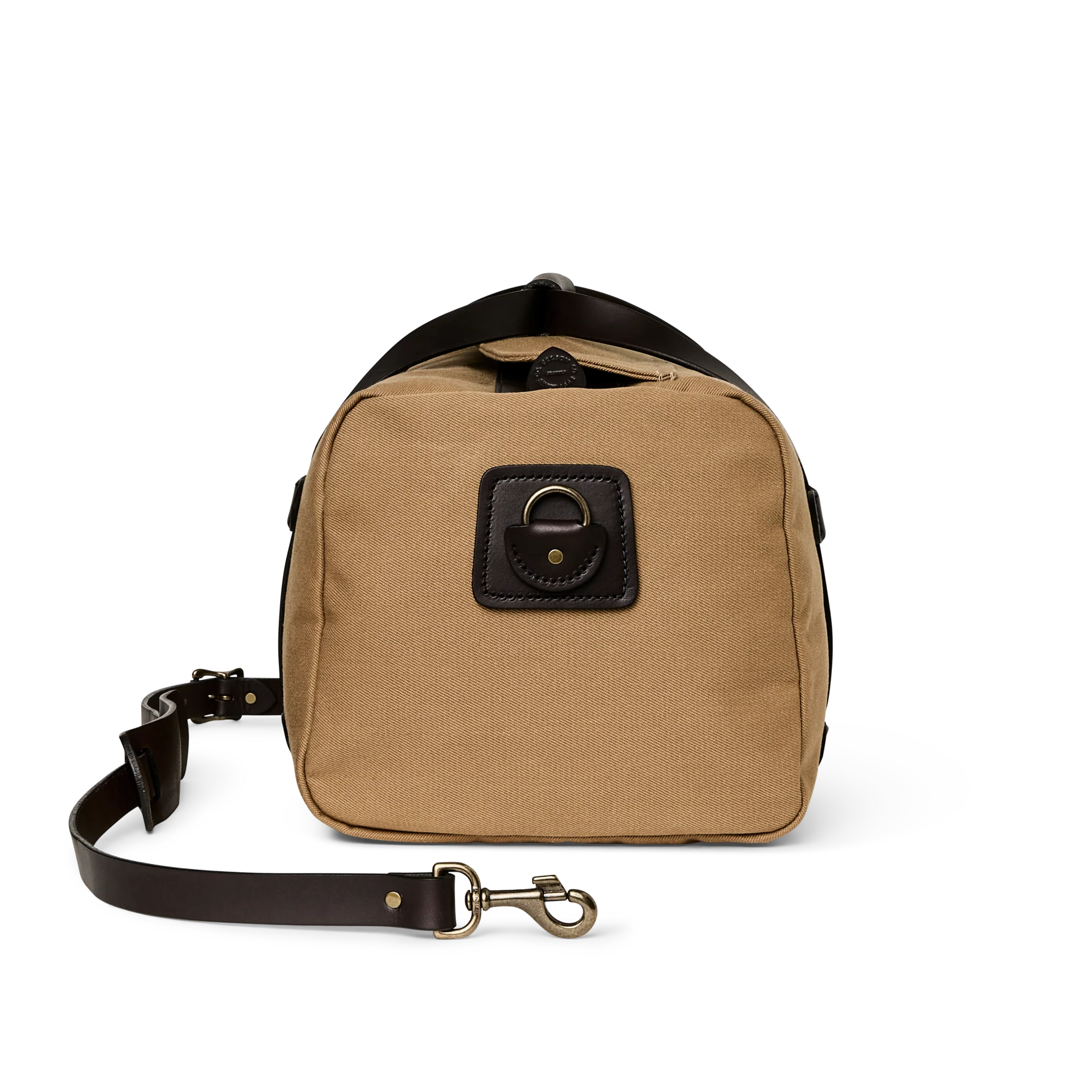 Small Rugged Twill Duffle Bag - Tan - Image 3