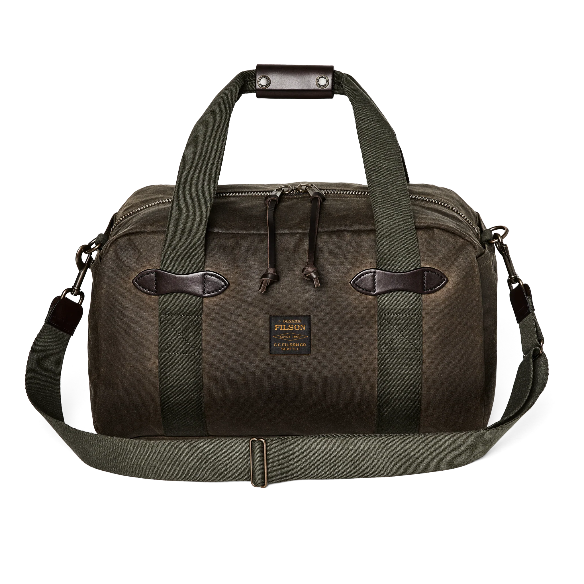Small Tin Cloth Duffle Bag - Otter Green - Image 3