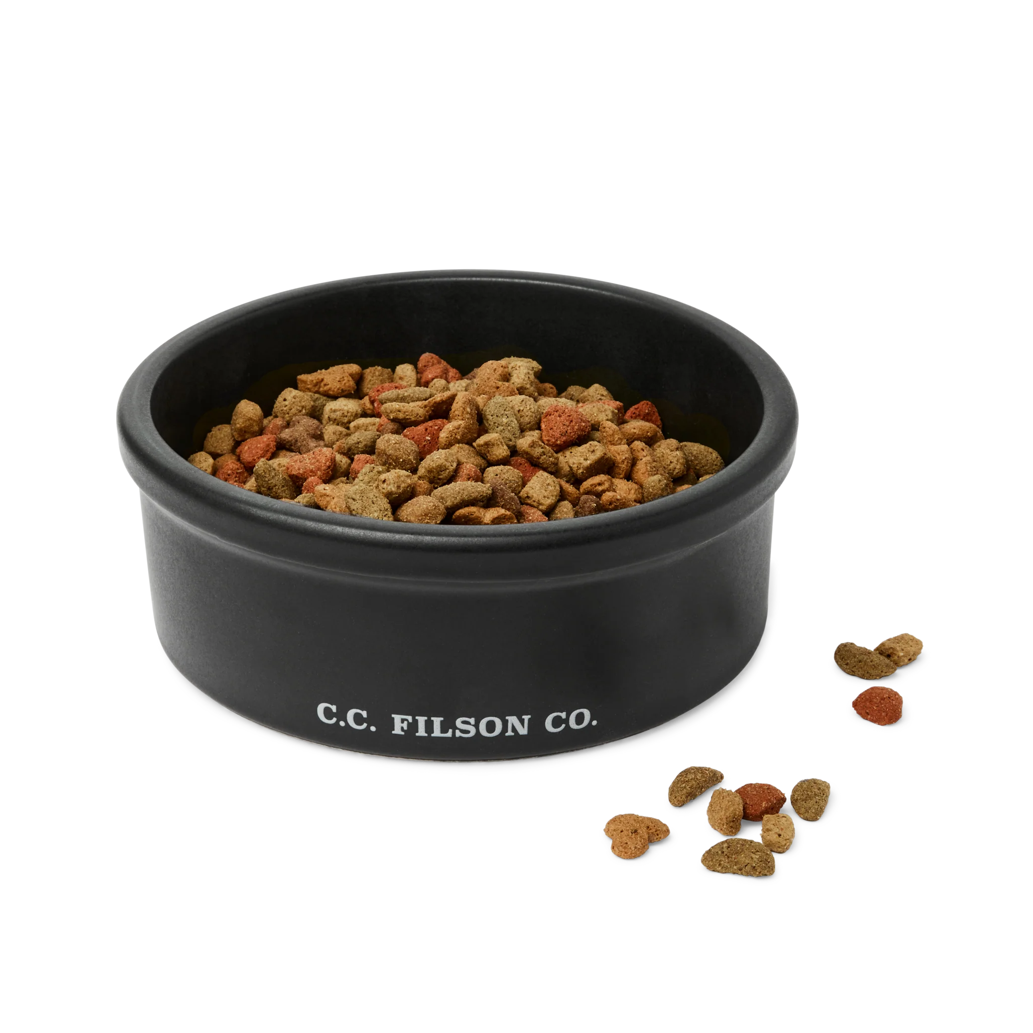 Stoneware Dog Bowl - Faded Black - Image 3