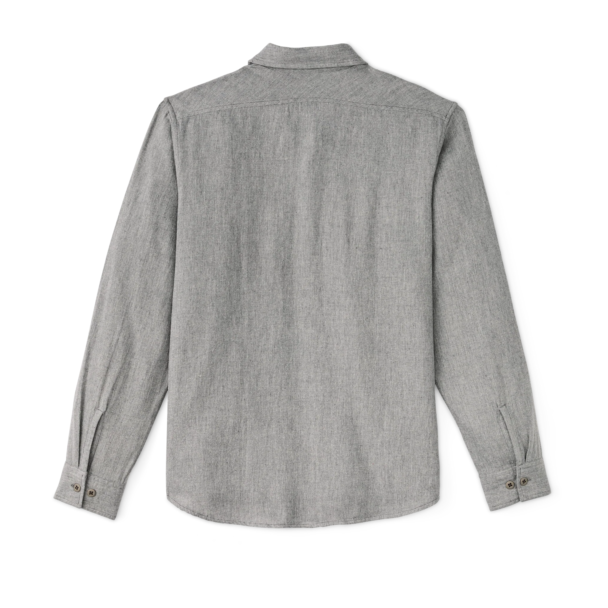 The Rangeland Flannel Shirt - Light Heather Gray - Image 2