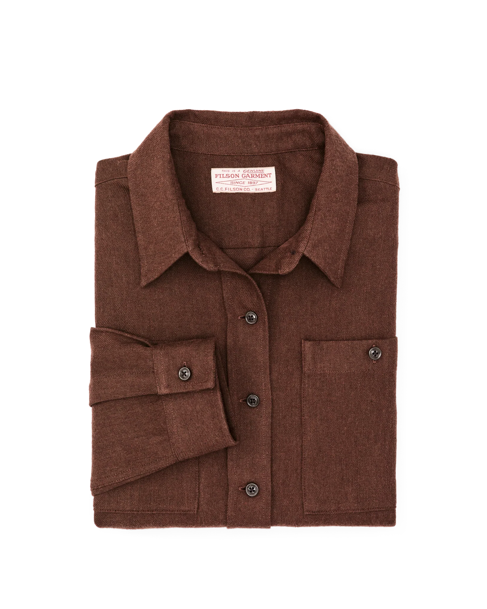 The Women's Rangeland Flannel Shirt - Chestnut Heather - Image 4