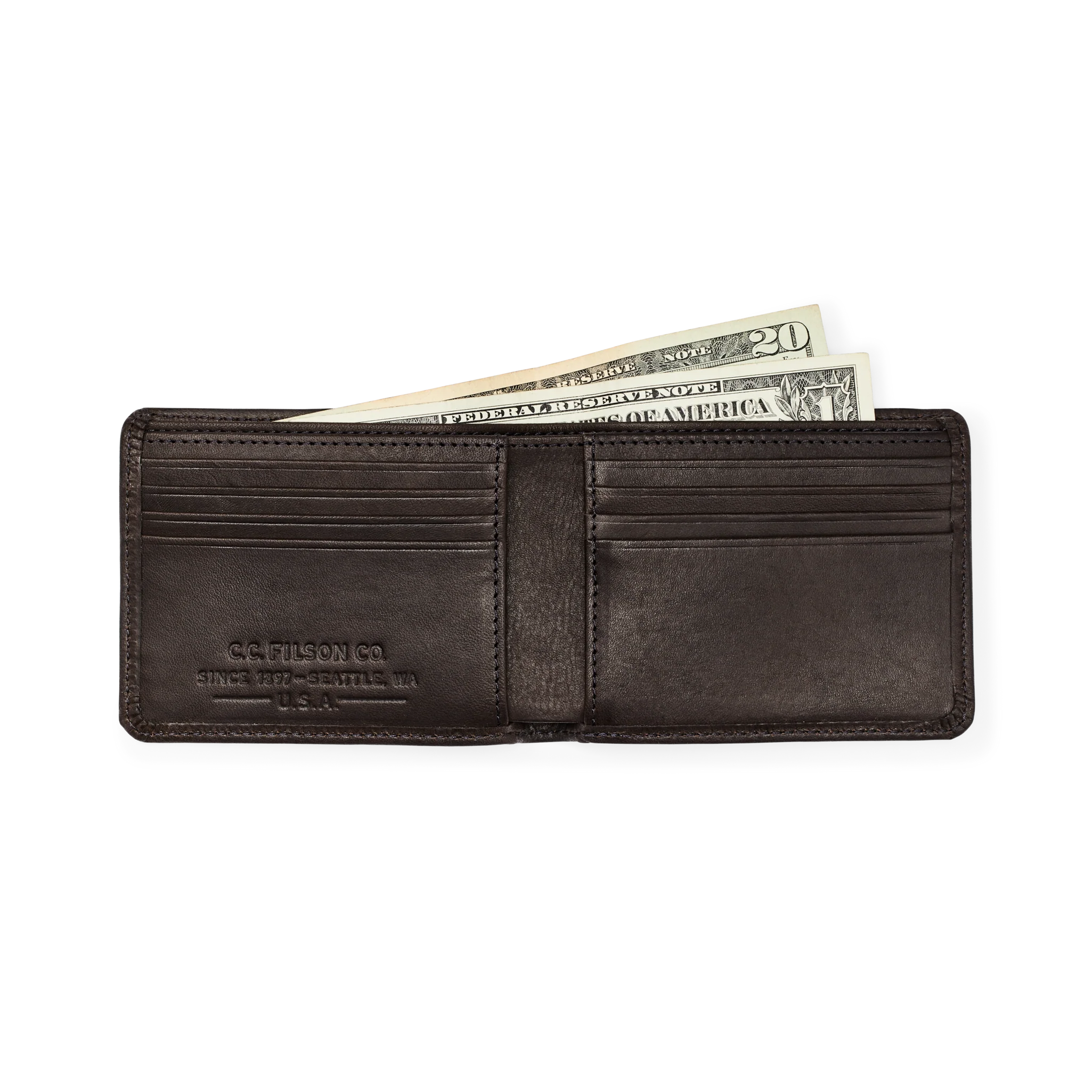 Tin Cloth Outfitter Wallet - Dark Tan - Image 4