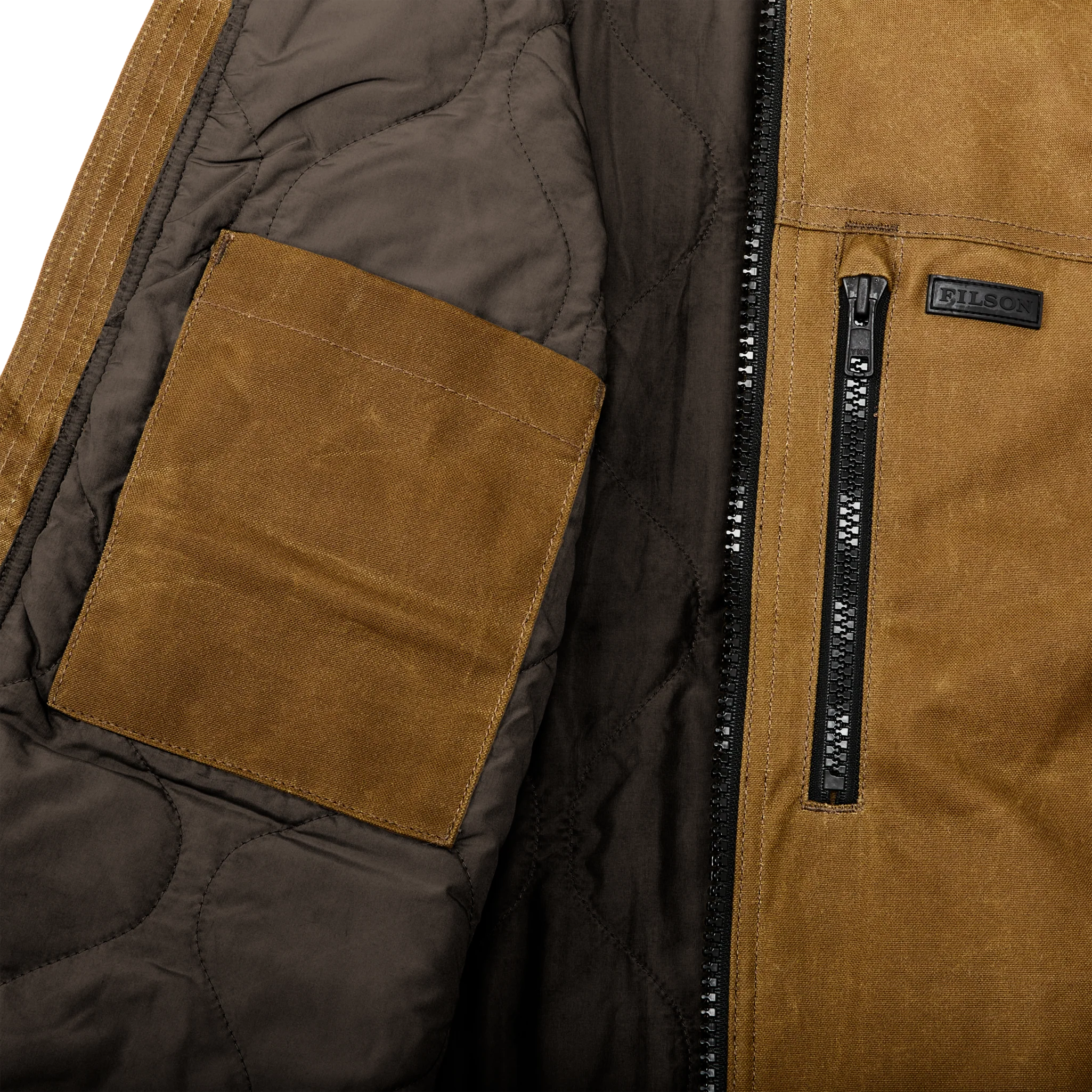 Tin Cloth Primaloft Jacket - Dark Tan 2 - Image 8