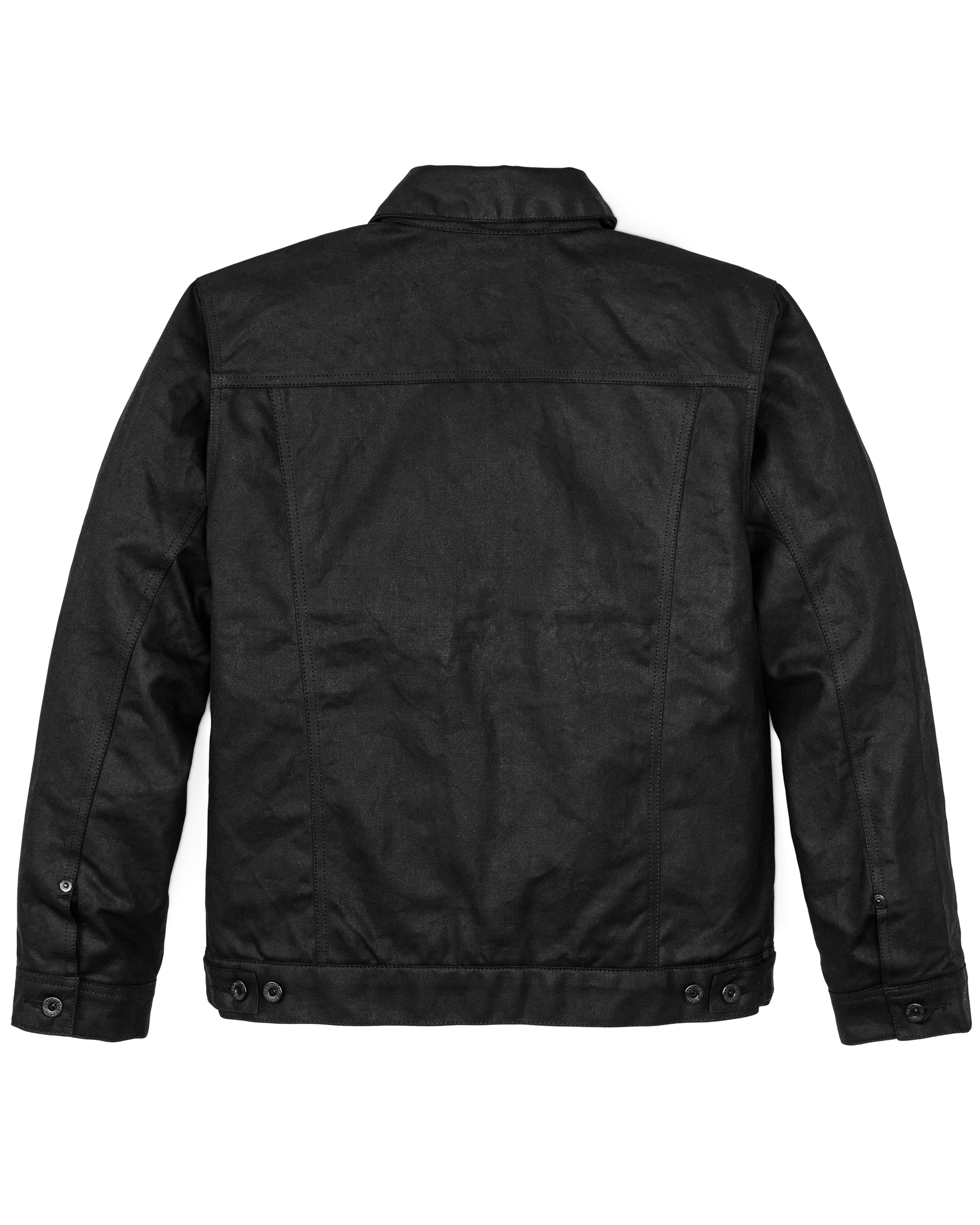Tin Cloth Short Lined Cruiser Jacket - Black - Image 4