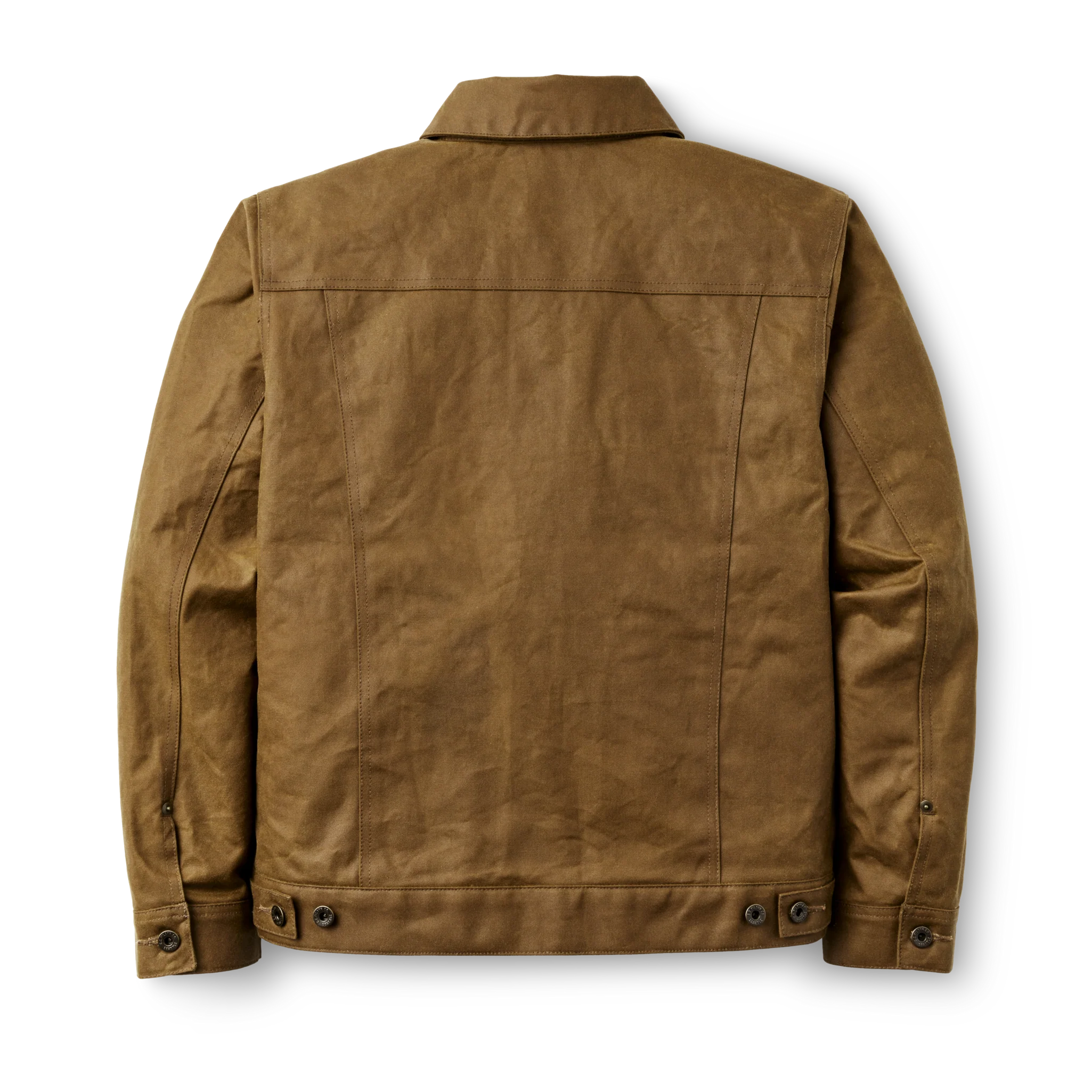 Tin Cloth Short Lined Cruiser Jacket - Dark Tan - Image 3
