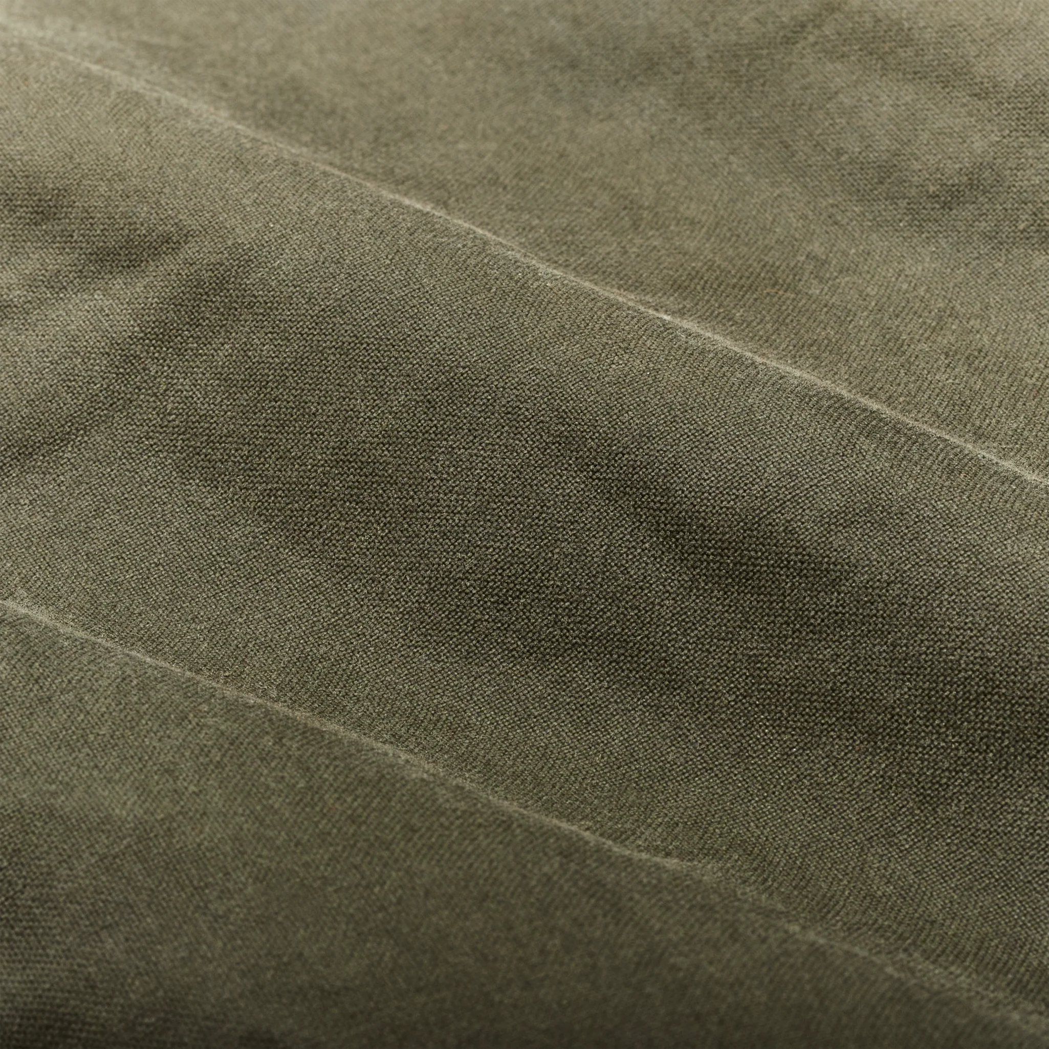 Tin Cloth Short Lined Cruiser Jacket - Military Green - Image 5