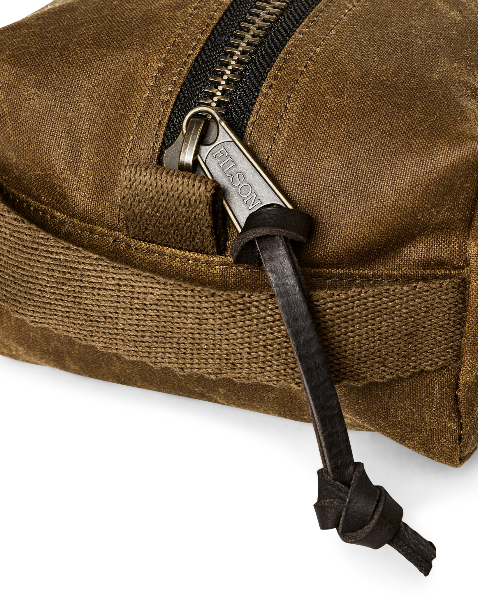 Tin Cloth Dopp Kit - Dark Tan - Image 4
