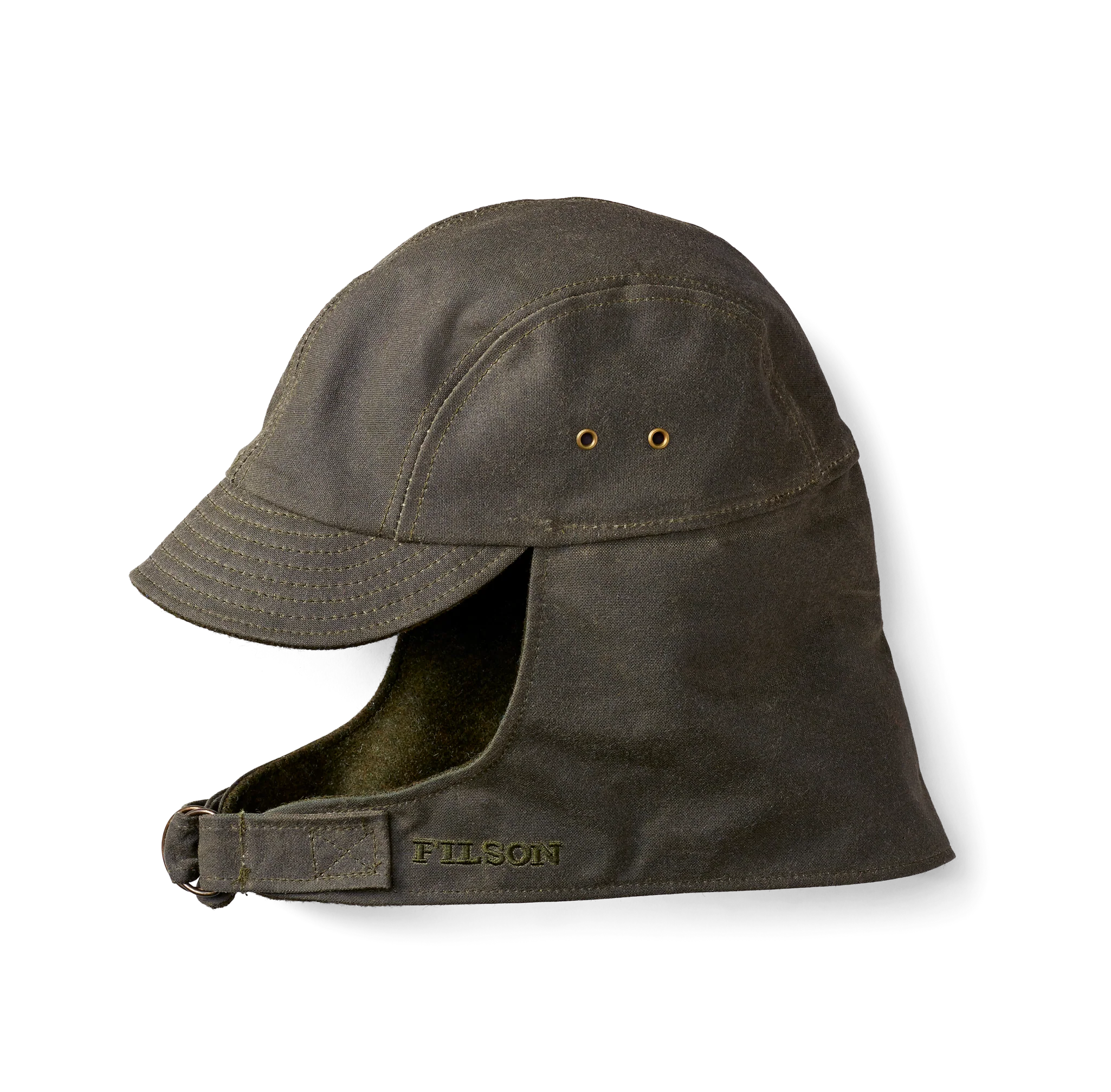 Tin Cloth Wildfowl Hat - Otter Green - Image 7