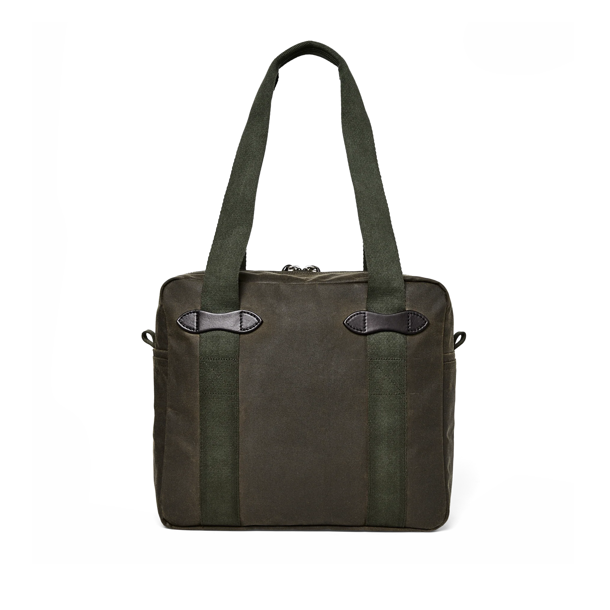 Tin Cloth Zipper Tote Bag - Otter Green - Image 5