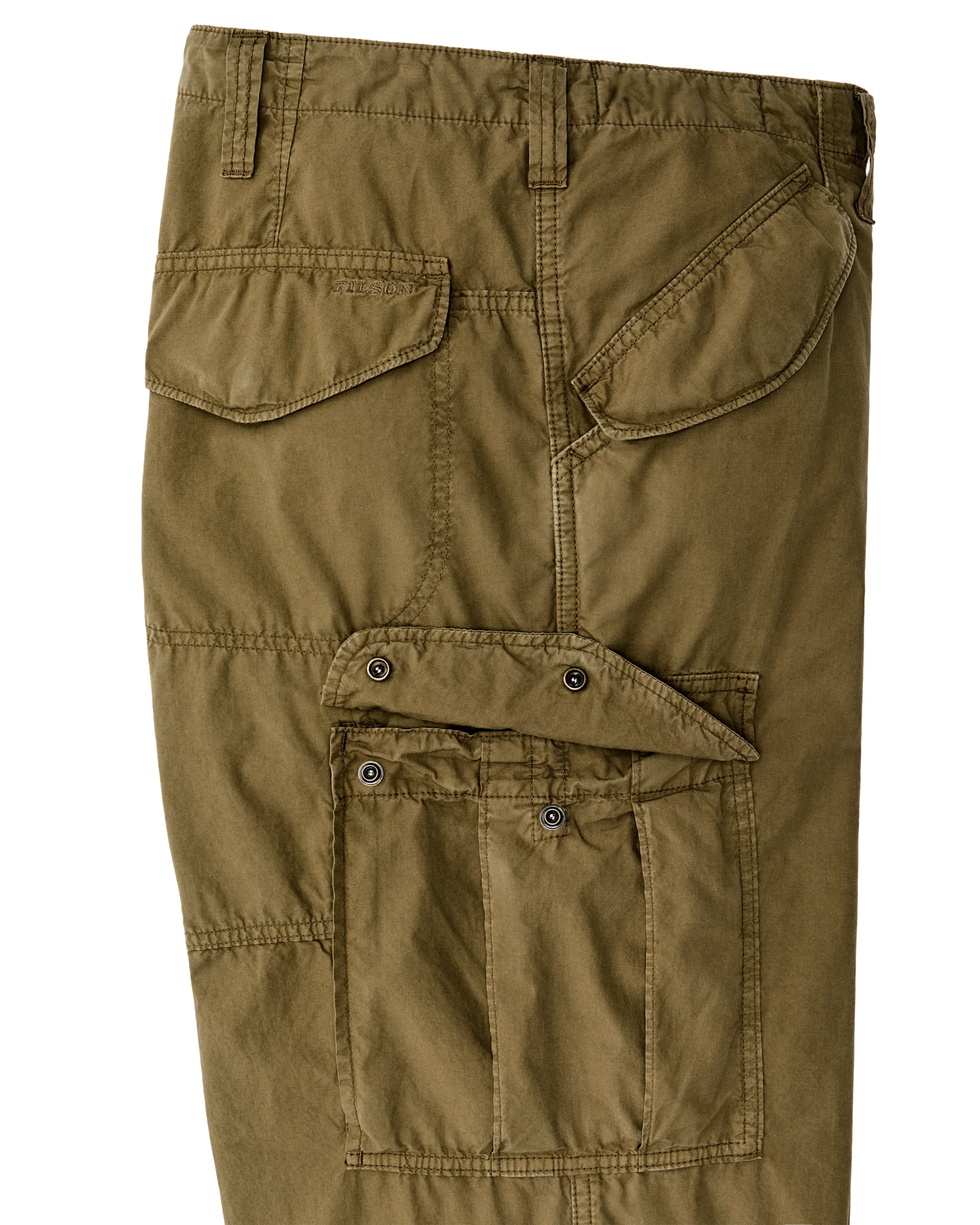 Tropical Poplin Cargo Pants - Military Olive - Image 7