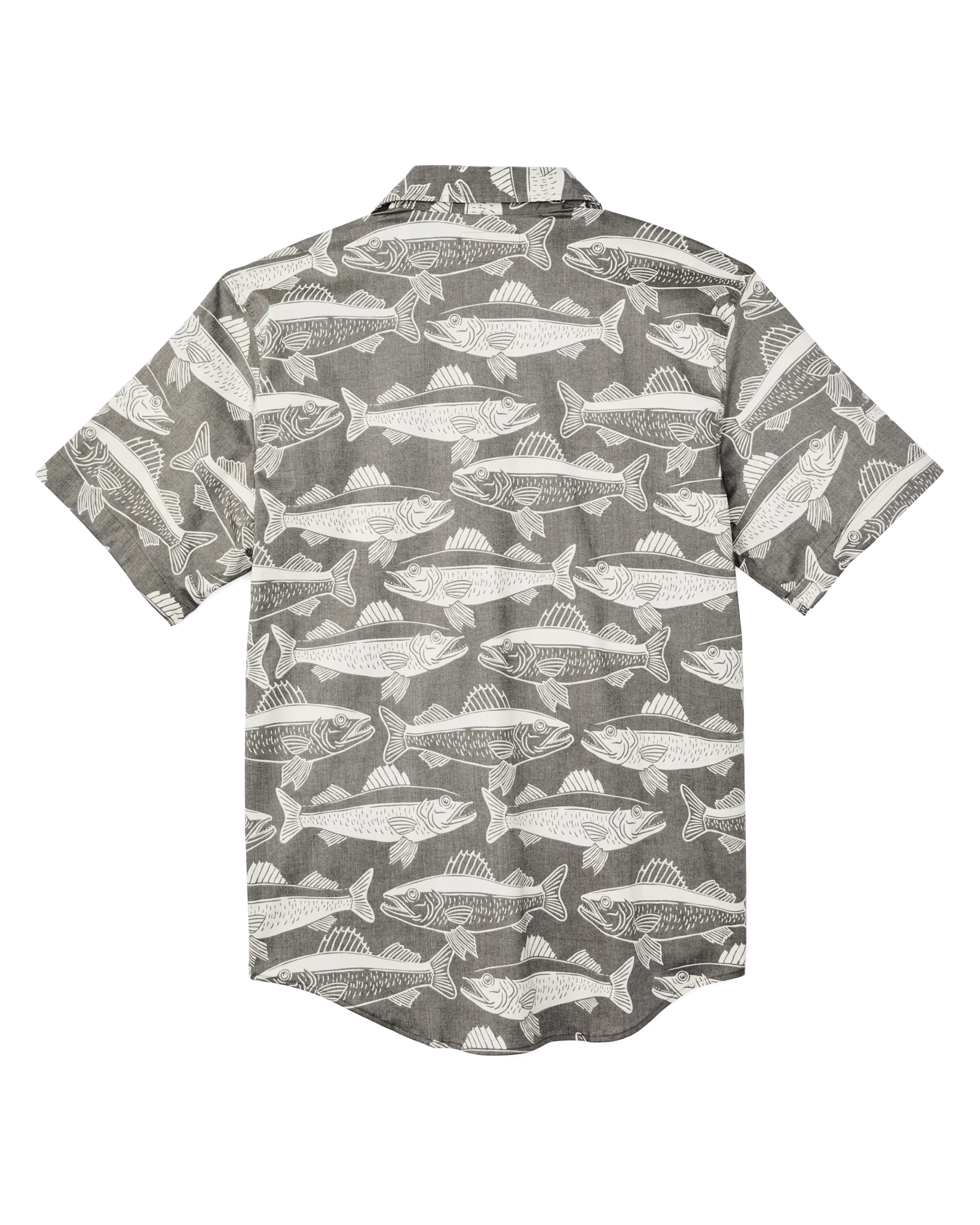 Twin Lakes Short Sleeve Sport Shirt - Beluga / Print - Image 6
