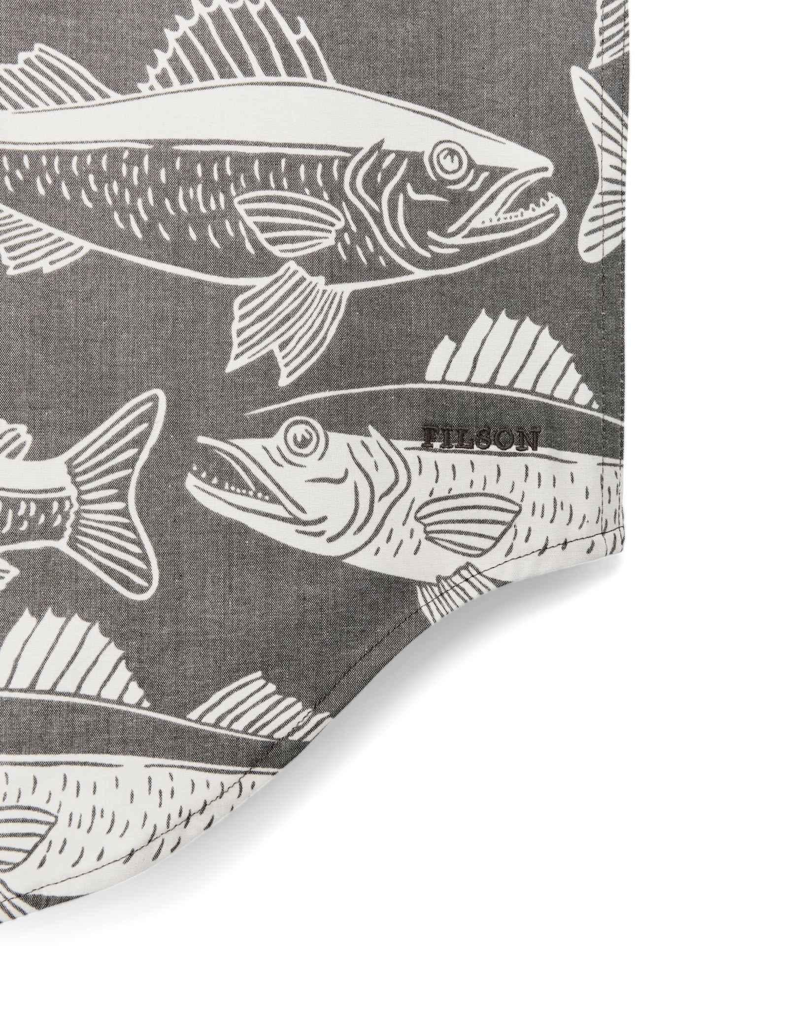 Twin Lakes Short Sleeve Sport Shirt - Beluga / Print - Image 8