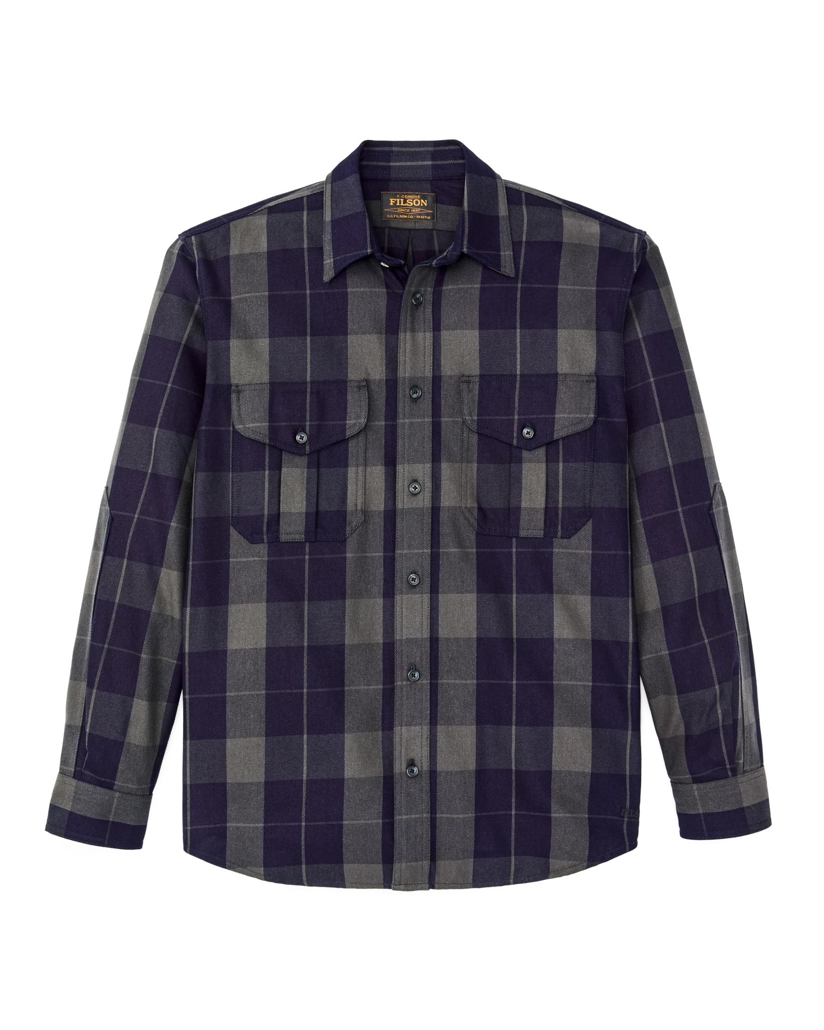 Vintage Wash Alaskan Guide Shirt - Indigo / Faded Black - Image 5