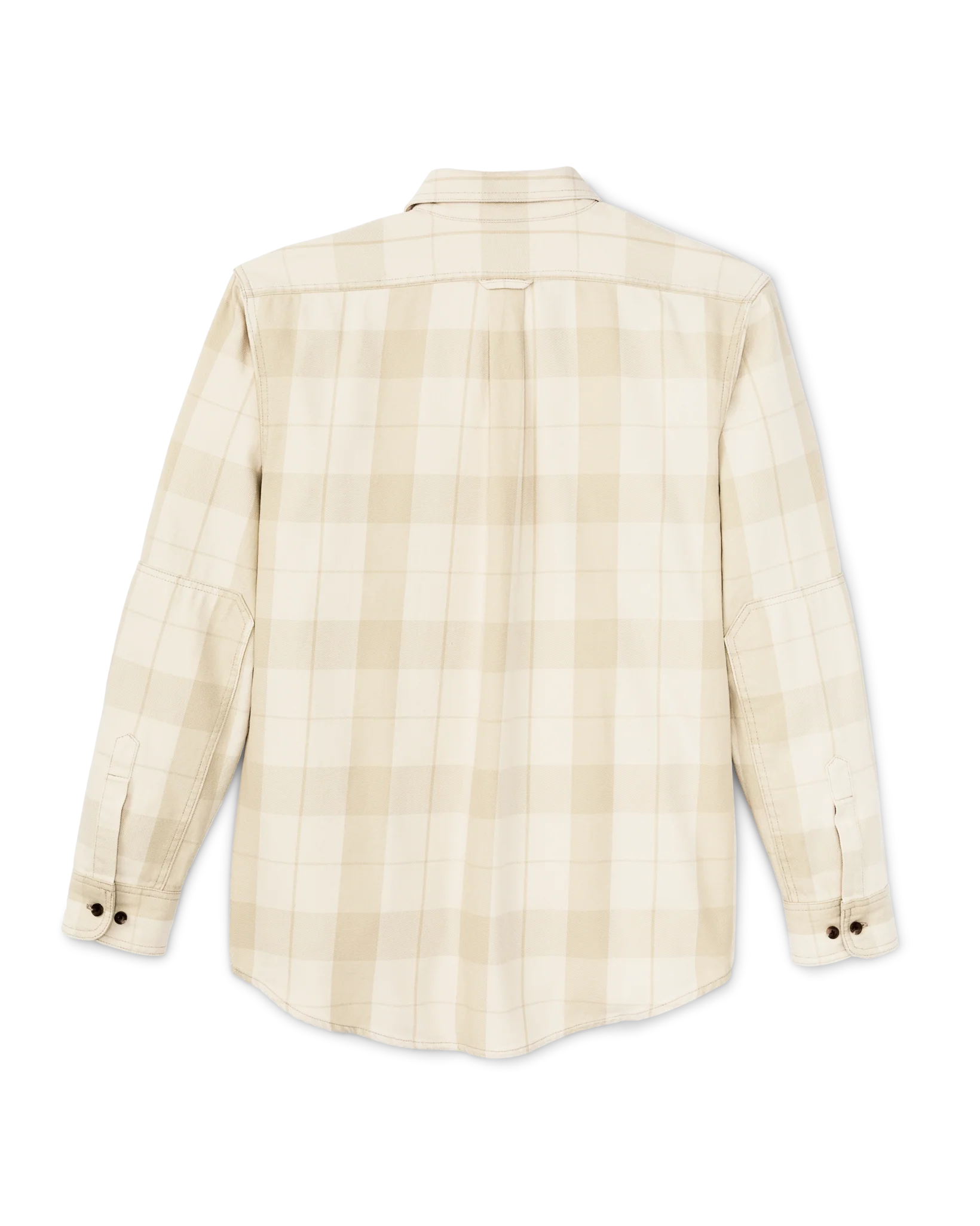 Vintage Wash Alaskan Guide Shirt - Sand / Stone Plaid - Image 6