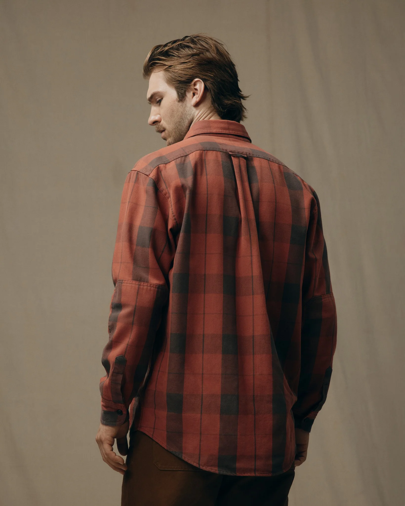 Vintage Wash Alaskan Guide Shirt - Sequoia / Dark Bown Plaid - Image 2