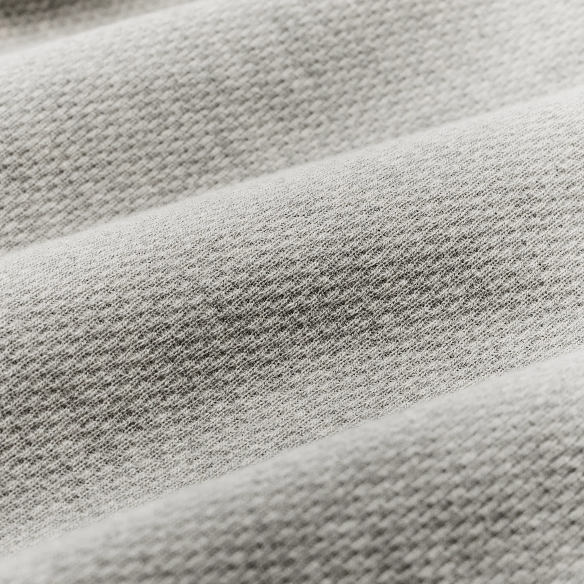 Waffle Knit Henley - Light Heather Gray - Image 6