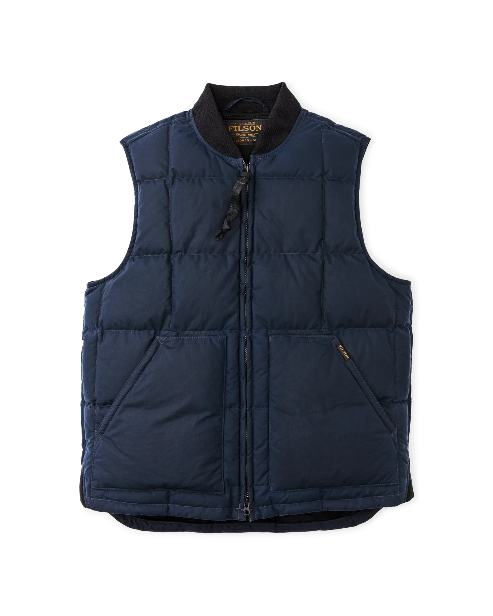 Waxed Down Vest - Night Sky - Image 4