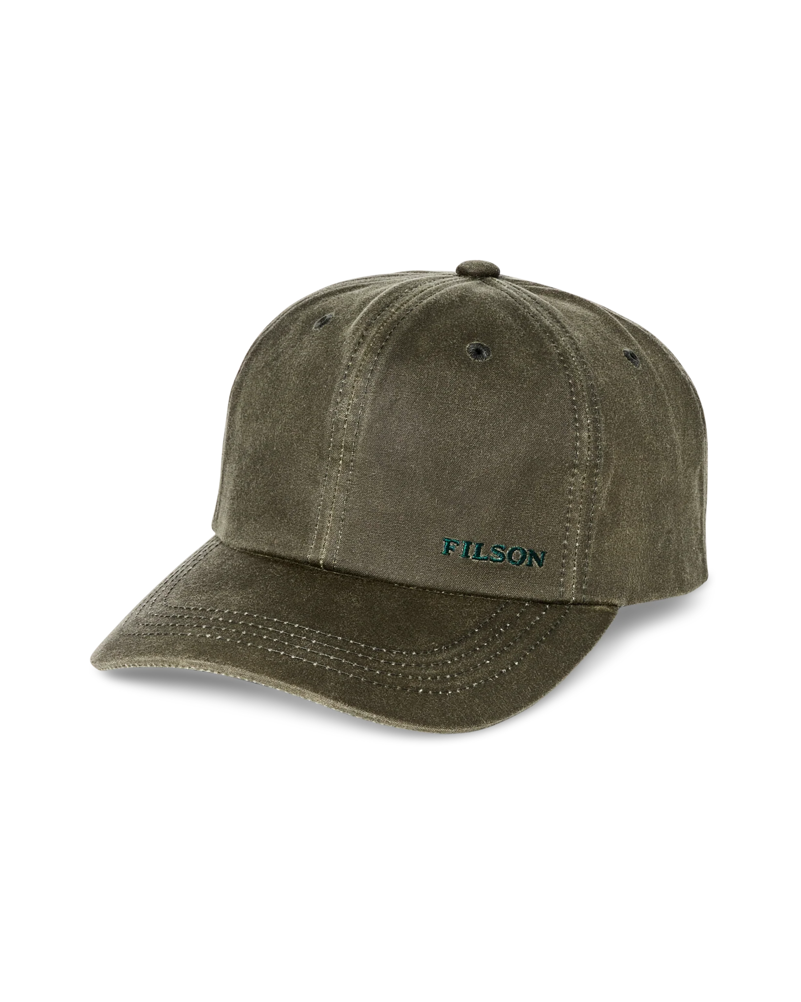 Waxed Low-profile Logger Cap - Otter Green