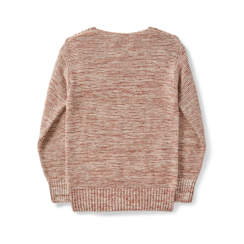 Wmn's Lake Quinault Crewneck Sweater - Natural Clay Melange - Image 2