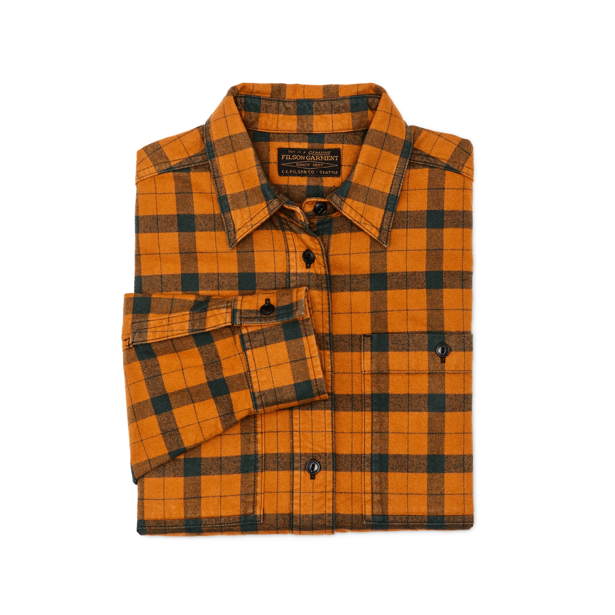 Women's Alaskan Guide Shirt - Spruce / Squash Plaid - Image 3