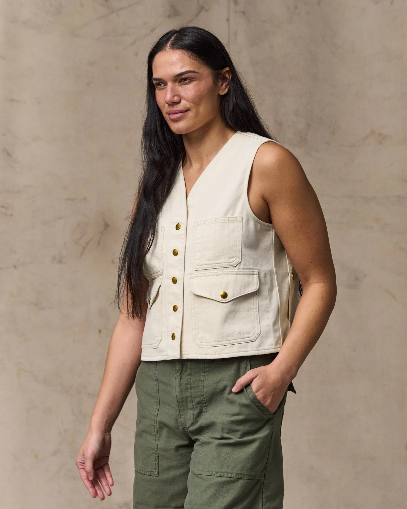 Women's Archive Cruiser Vest - Natural Seed - Image 4
