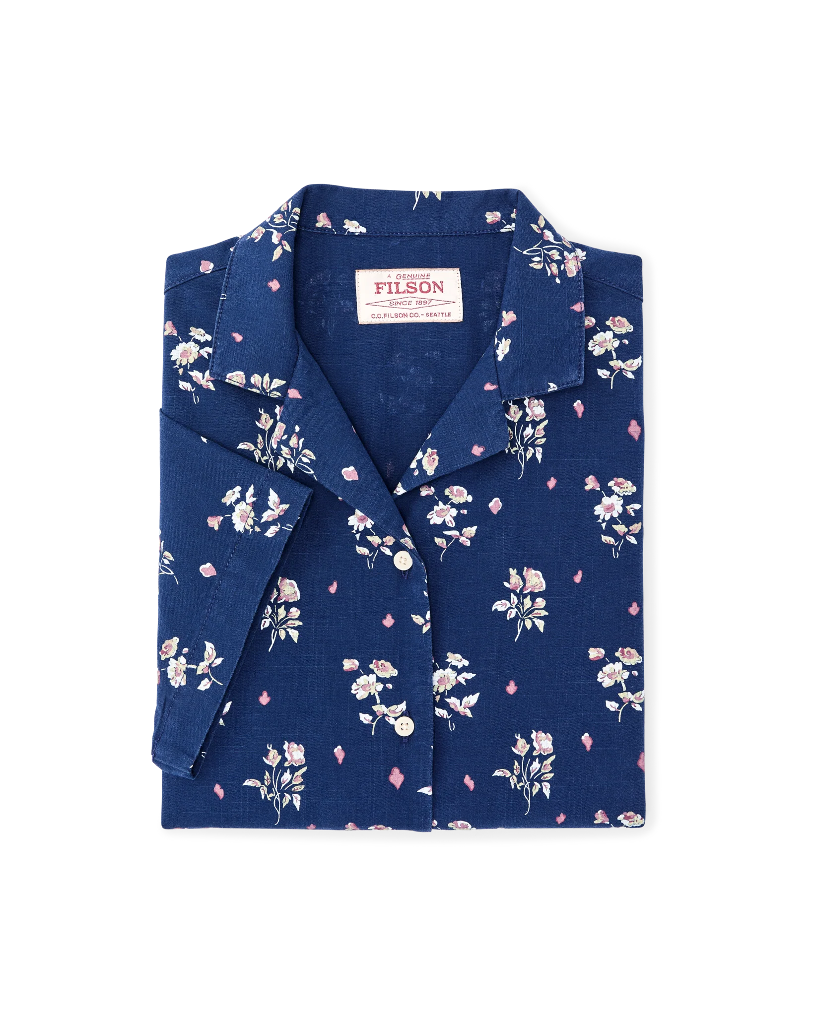 Women's Camp Shirt - Indigo / Floral - Image 6