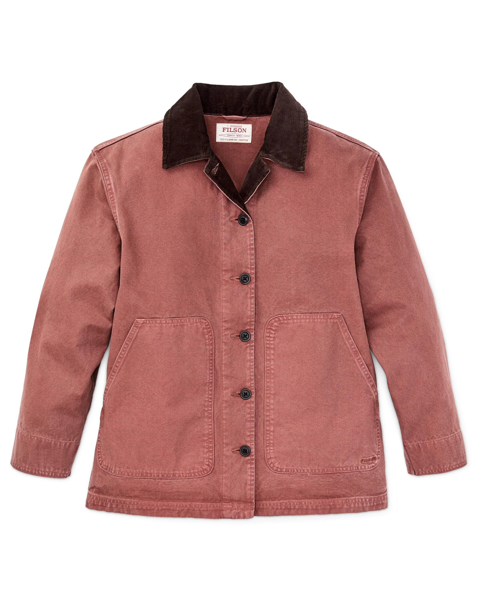 Women's Canvas Barn Coat - Mahogany - Image 5