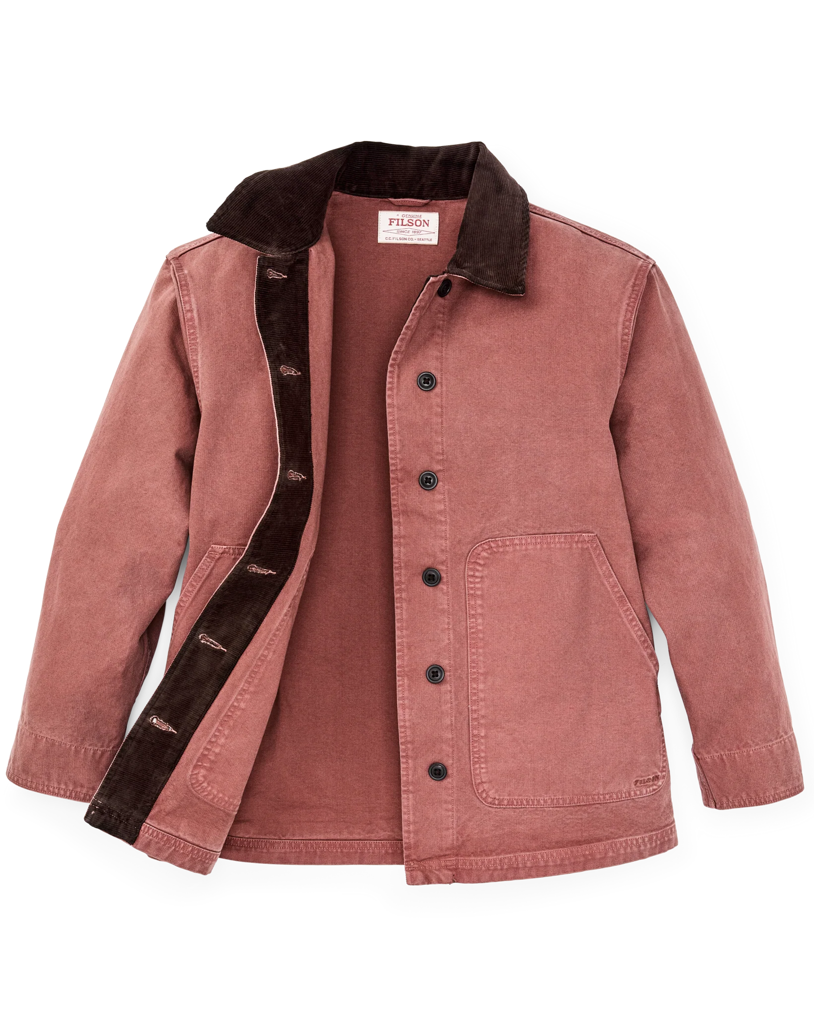 Women's Canvas Barn Coat - Mahogany - Image 7