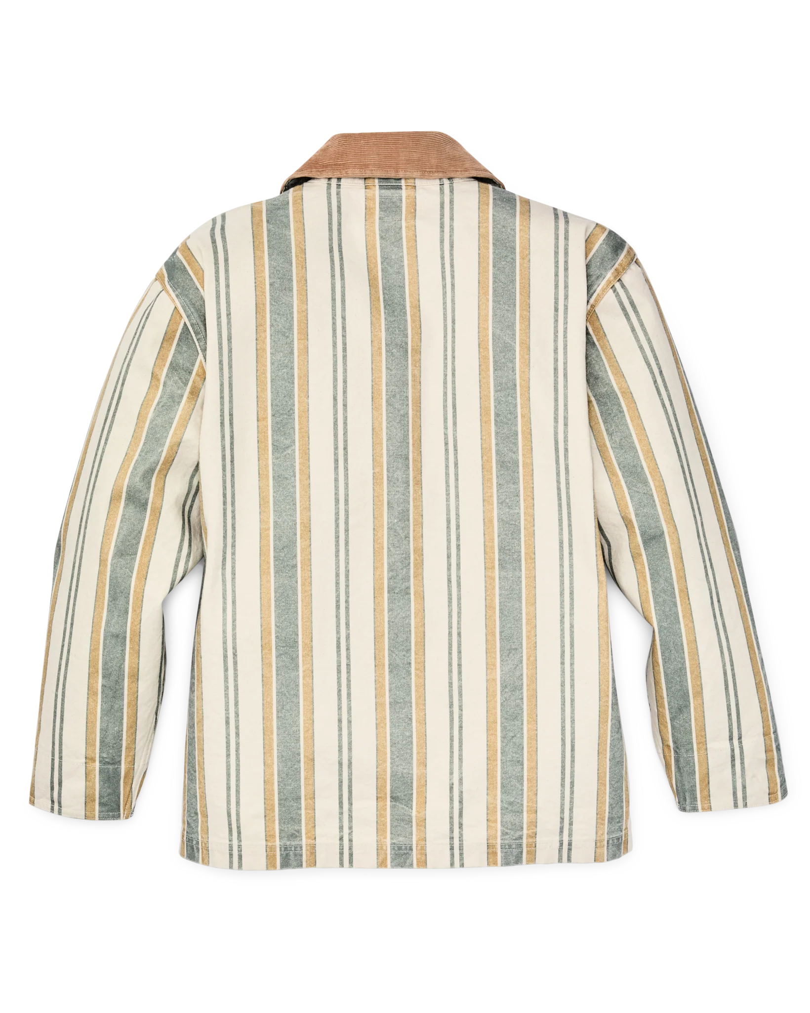 Women's Canvas Barn Coat - Natural / Yellow - Image 8