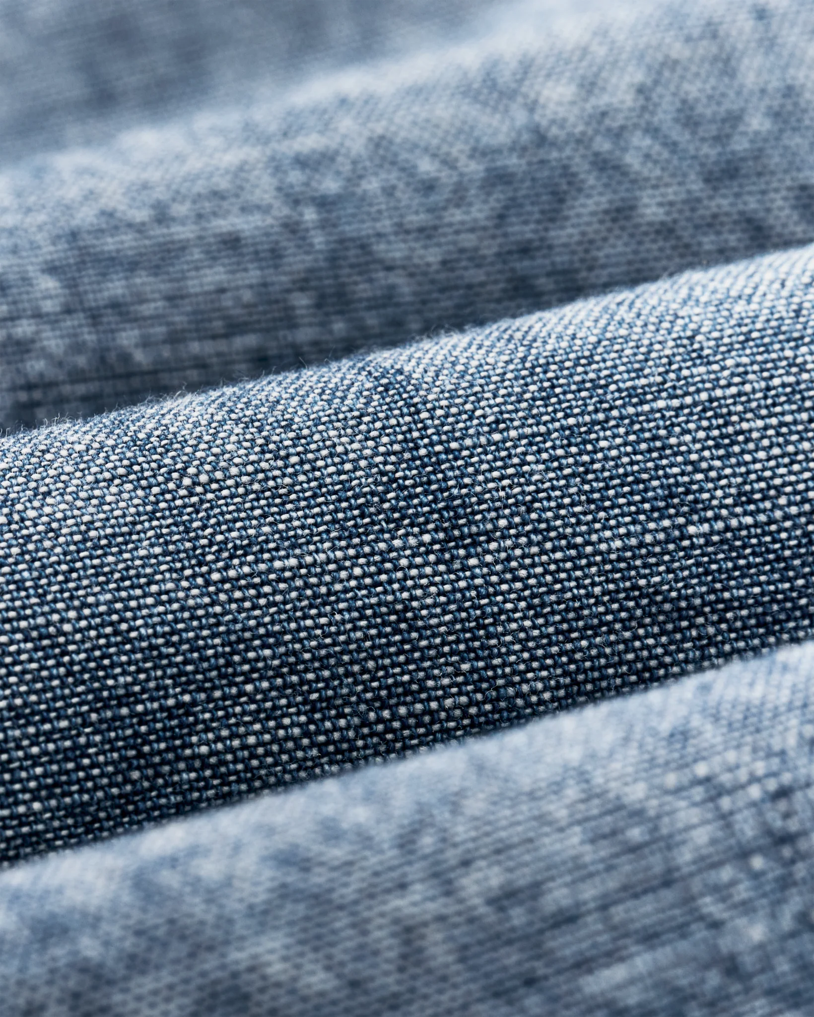 Women's Chambray Shirt - Light Indigo Chambray - Image 3
