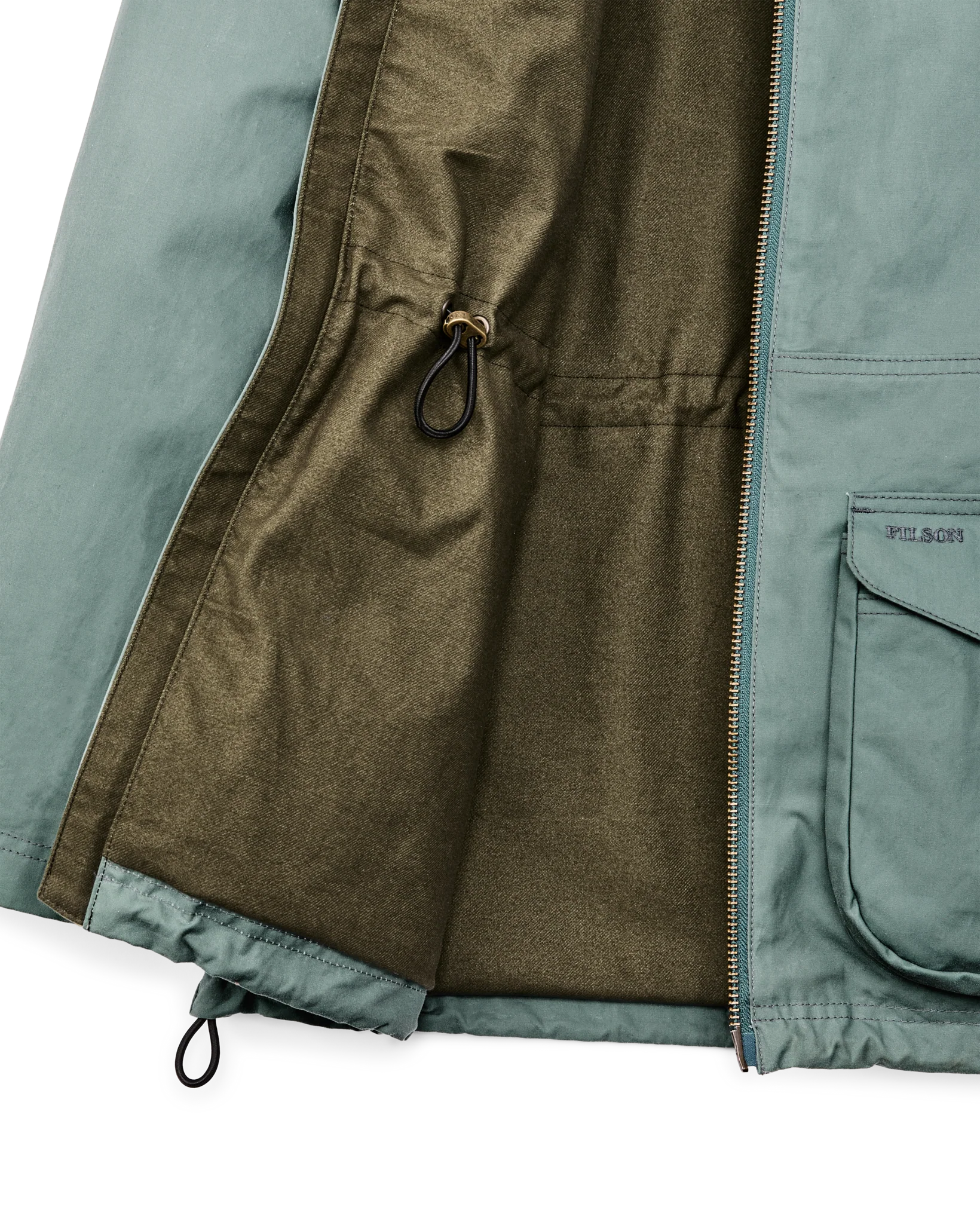 Women's Cover Cloth Raincoat - Balsam Green - Image 10