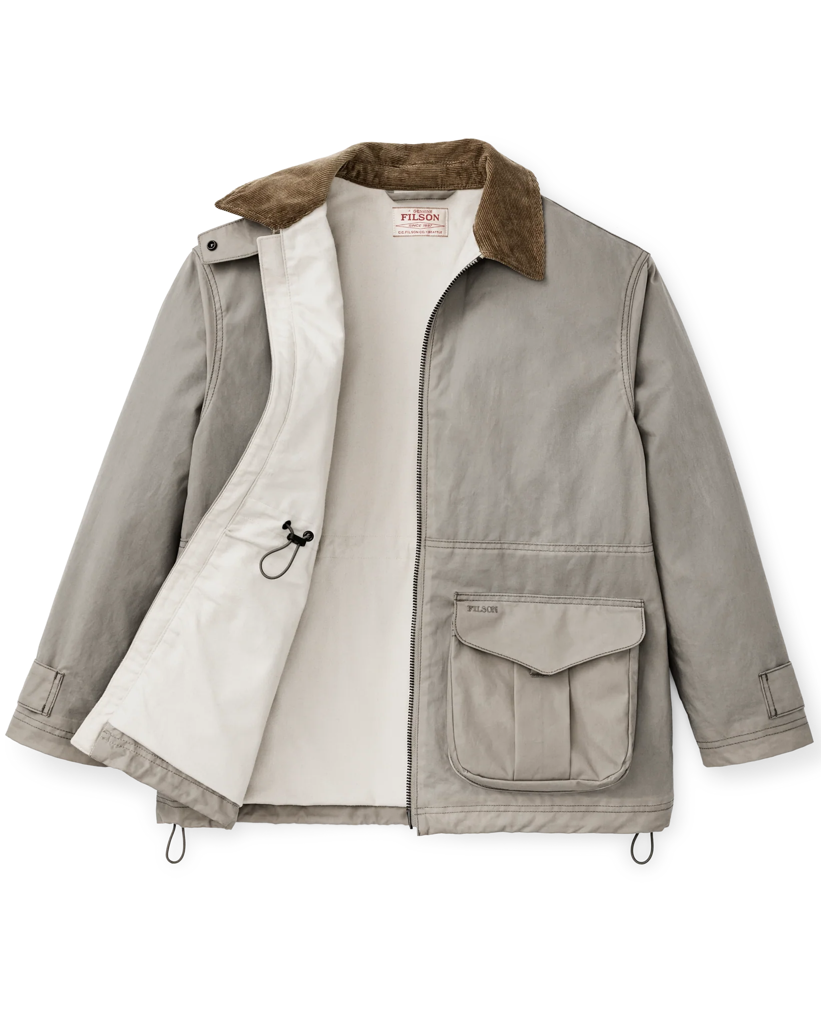 Women's Cover Cloth Raincoat - Twine - Image 3