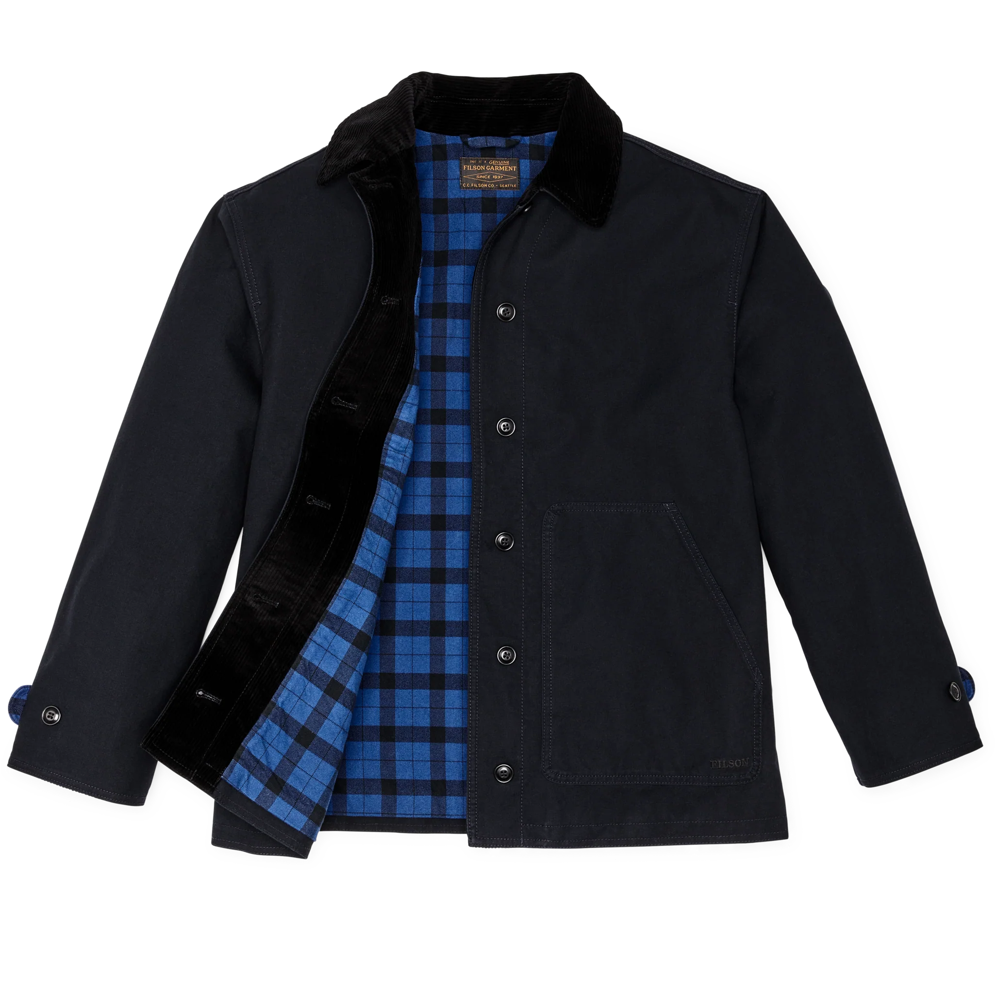 Women's Dry Tin Barn Coat - Navy - Image 3