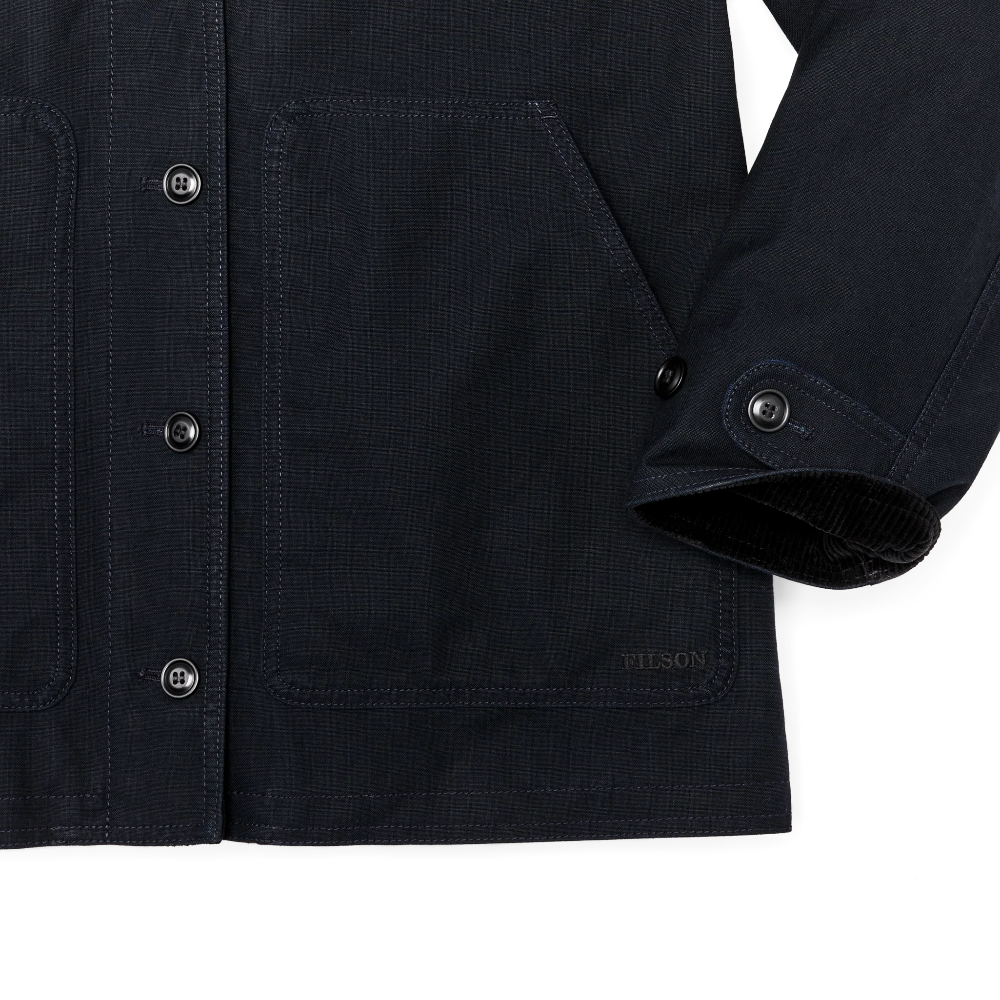 Women's Dry Tin Barn Coat - Navy - Image 4