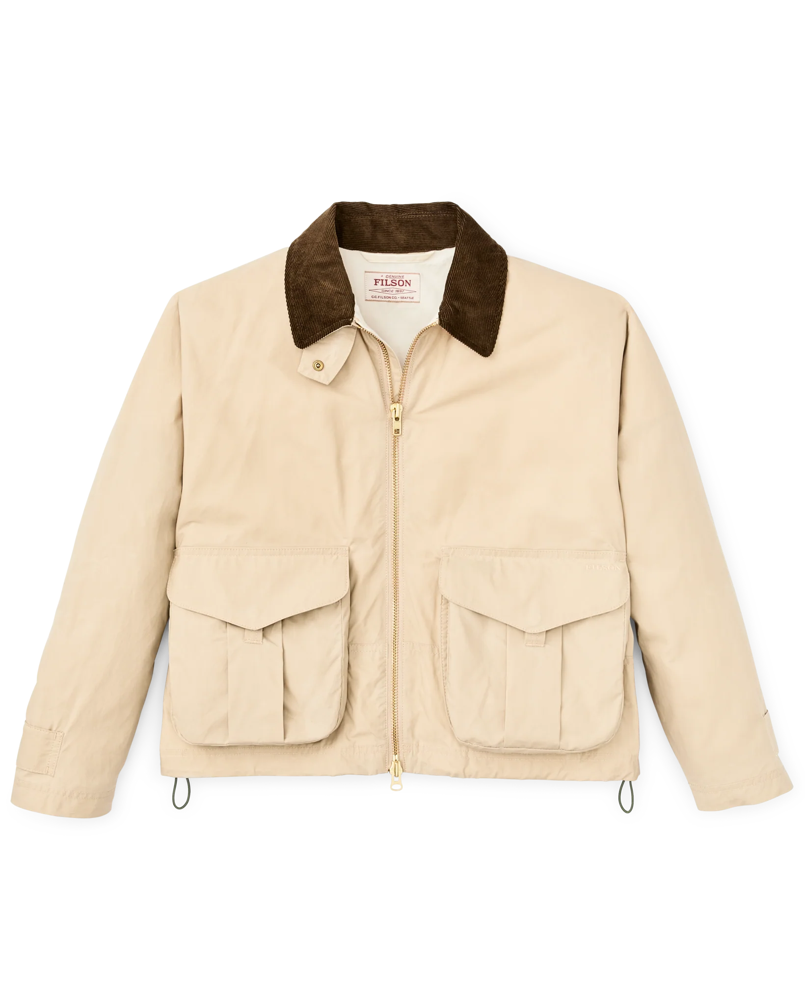 Women's Dry Wax Short Work Jacket - Quail Tan - Image 3
