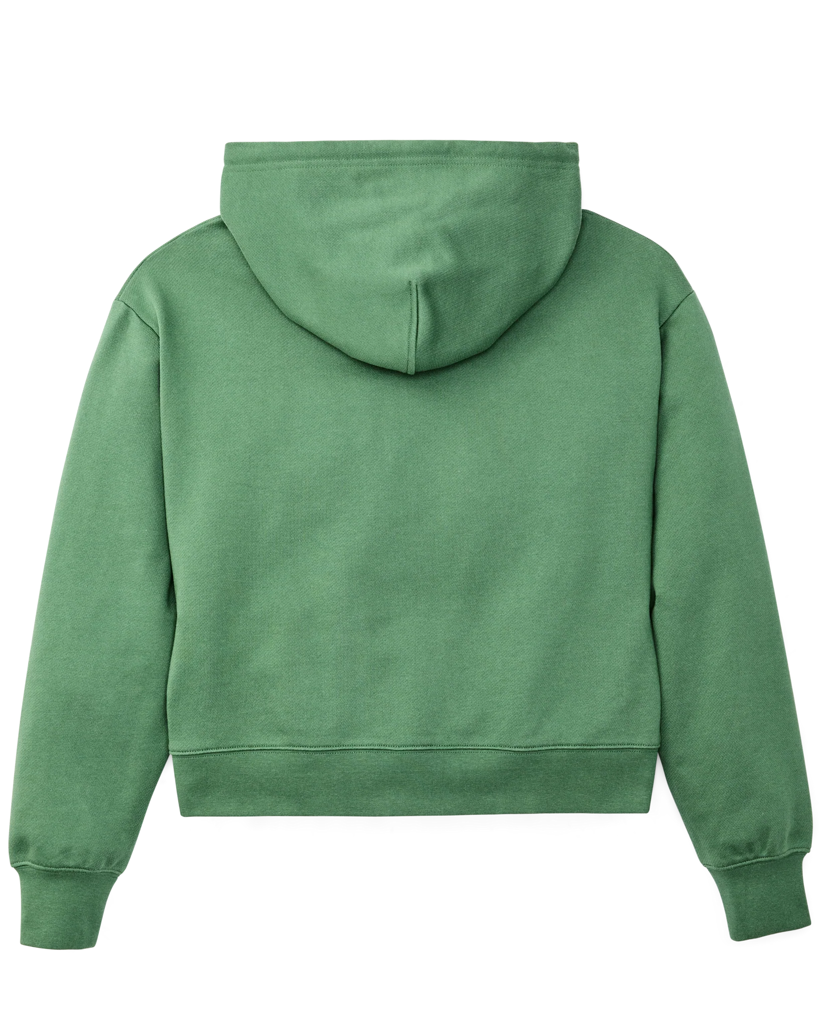 Women's French Terry Half-zip Hoodie - Light Forest - Image 6