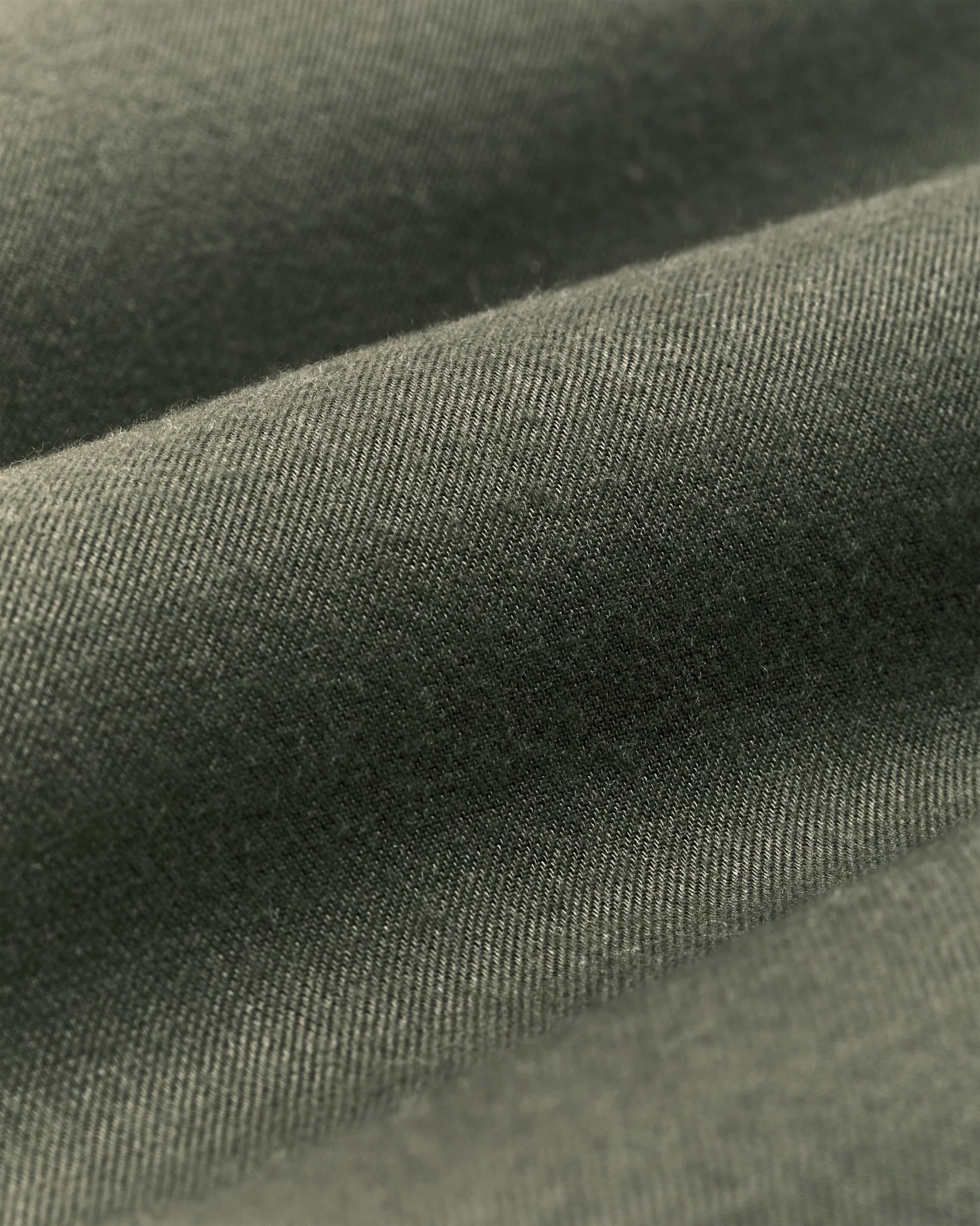 Women's Gathered Hem Shirt - Olive - Image 3