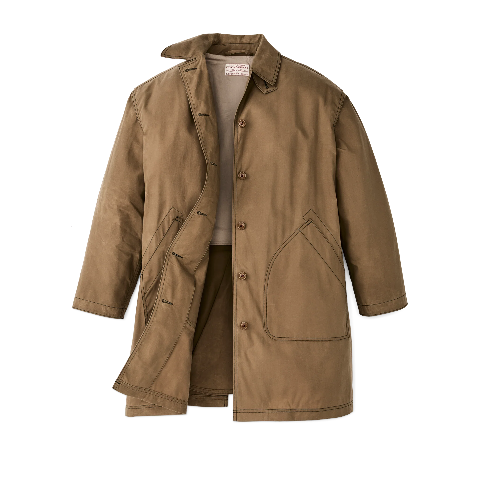 Women's Ranger Raincoat - Dark Beige - Image 3