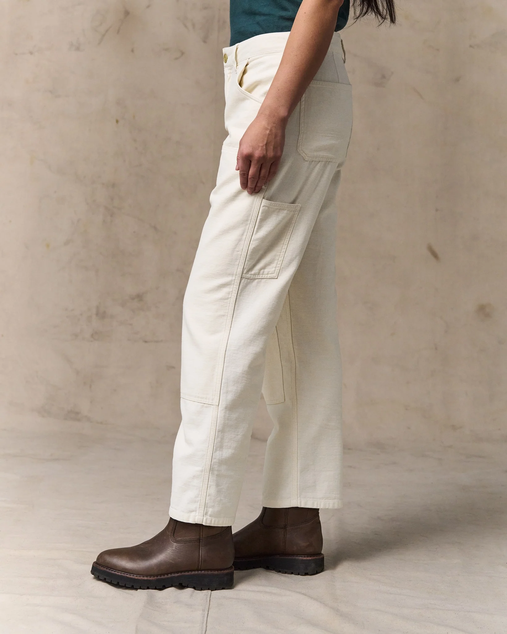 Women's Field Double-Front Pants - Natural Seed - Image 3