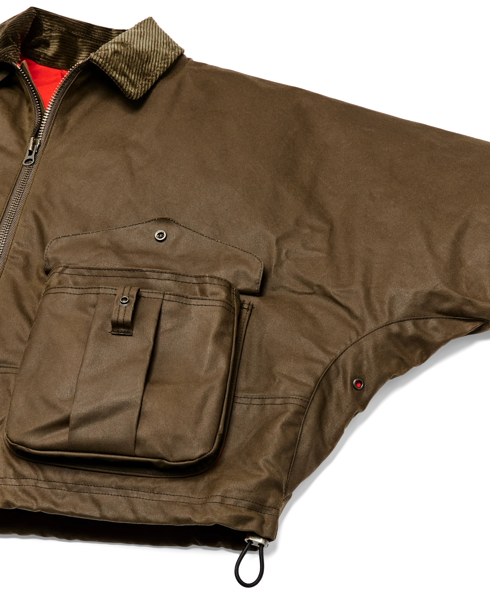 Women's Shelter Cloth Short Work Jacket - Dark Tan - Image 10