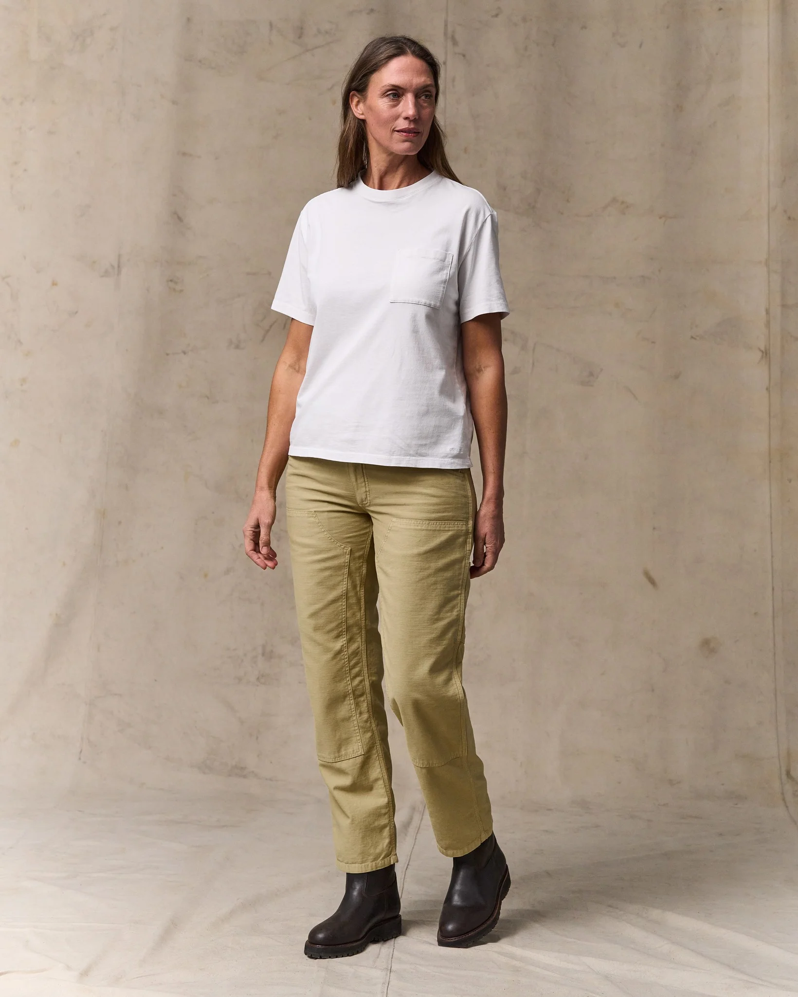 Women's Short Sleeve Pocket Tee - Bright White - Image 5