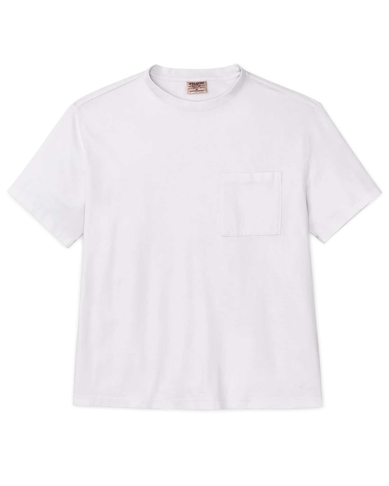 Women's Short Sleeve Pocket Tee - Bright White - Image 6