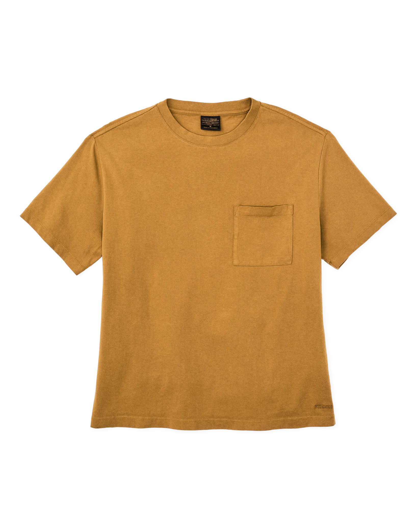 Women's Short Sleeve Pocket Tee - Bronze Brown