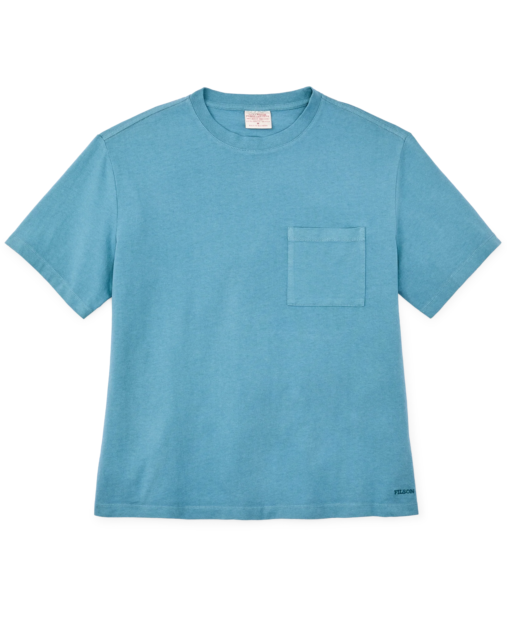 Women's Short Sleeve Pocket Tee - Storm Blue