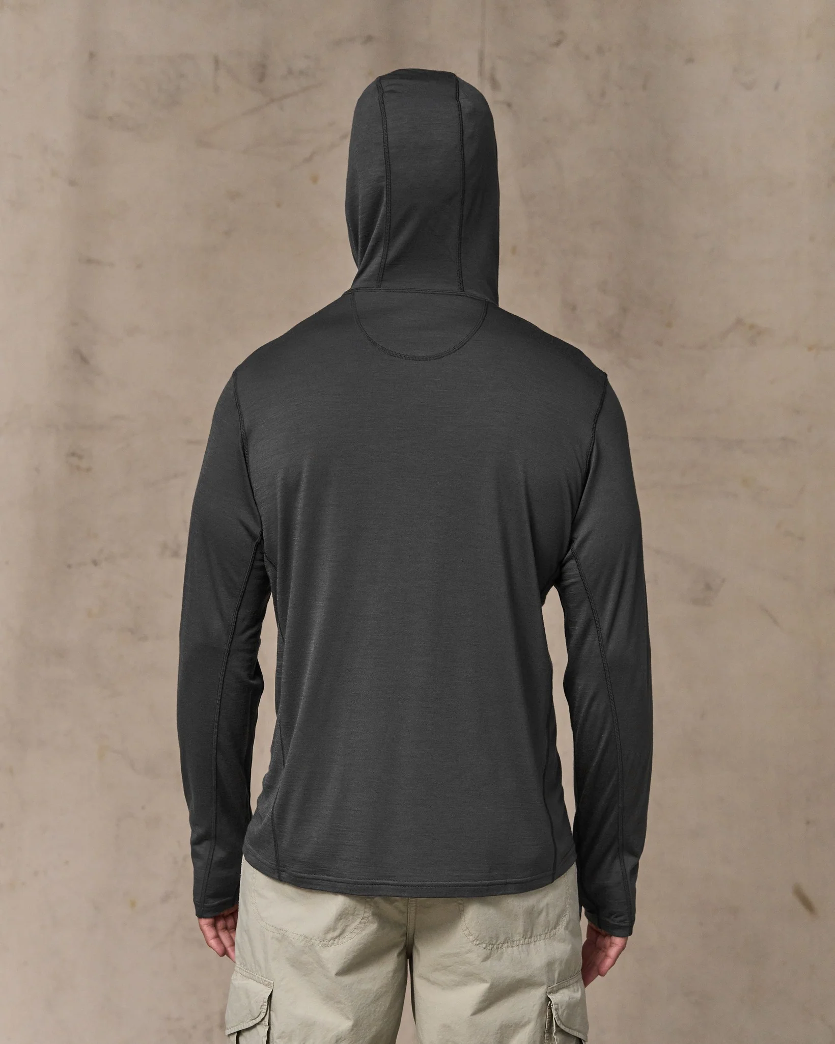 Wool-Blend UPF Hoodie - Raven - Image 5