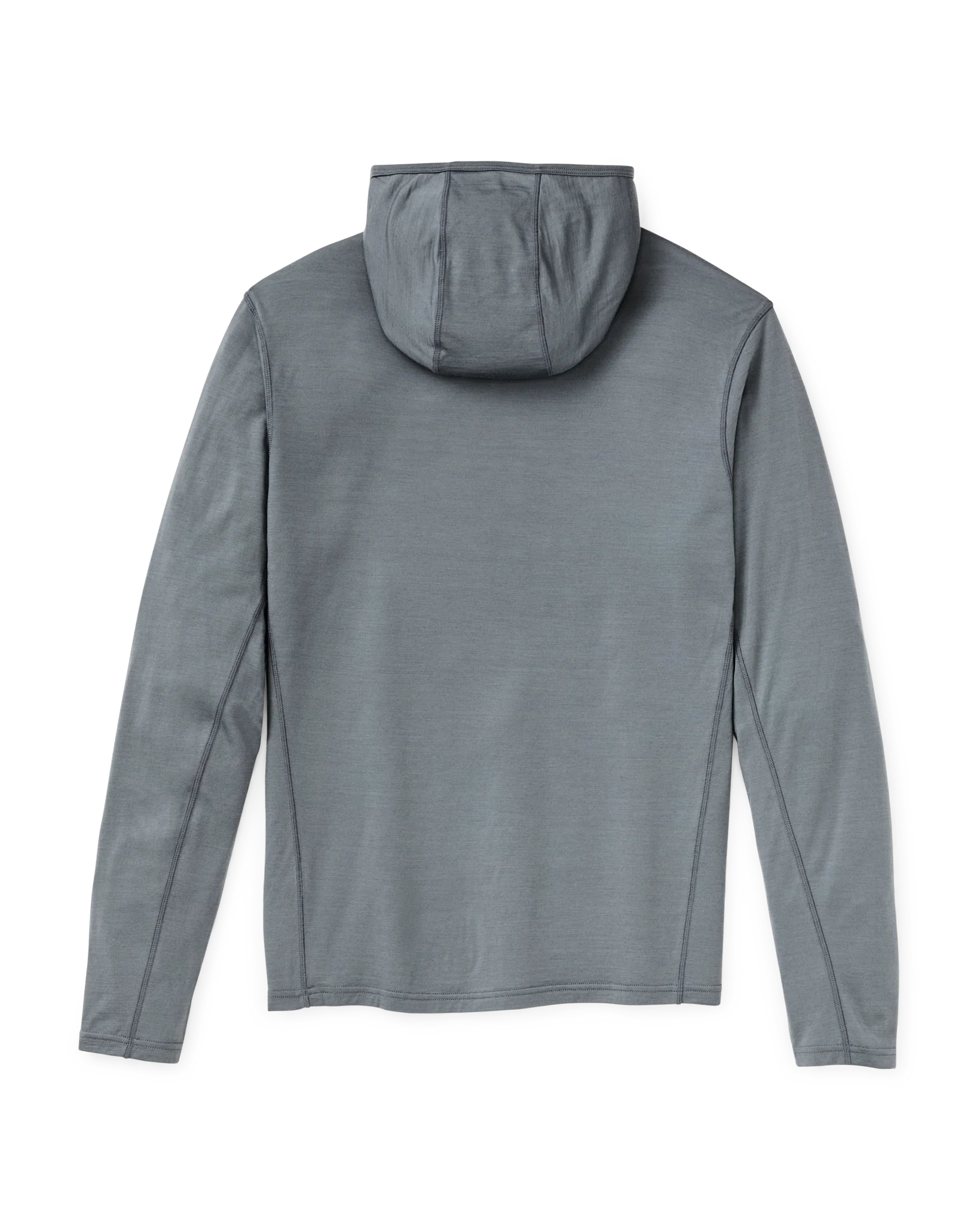 Wool-Blend UPF Hoodie - Sage Gray - Image 8