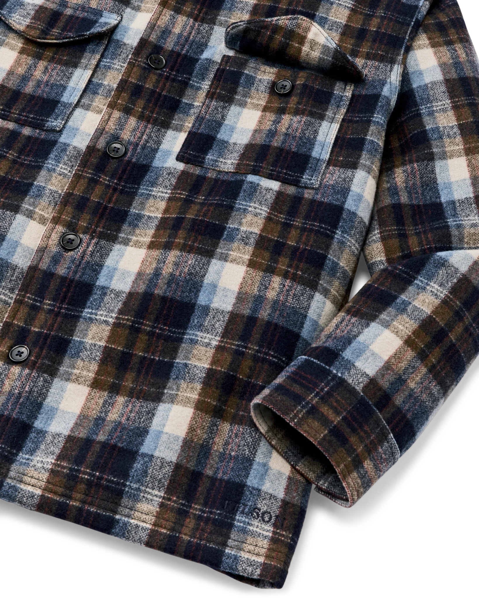 Wool Jac-shirt - Brown / Light Blue Multi Plaid - Image 7